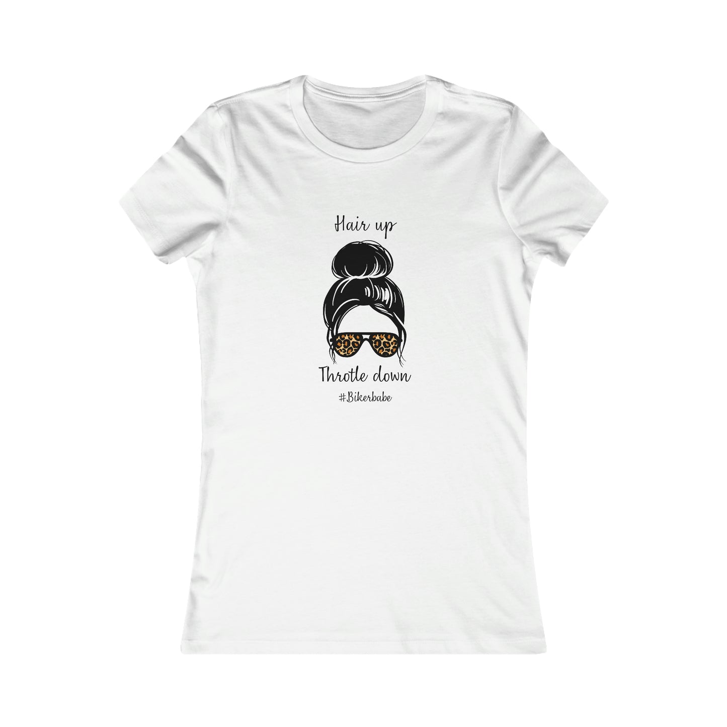 Biker Babe Leopard-Women's Softstyle Tee