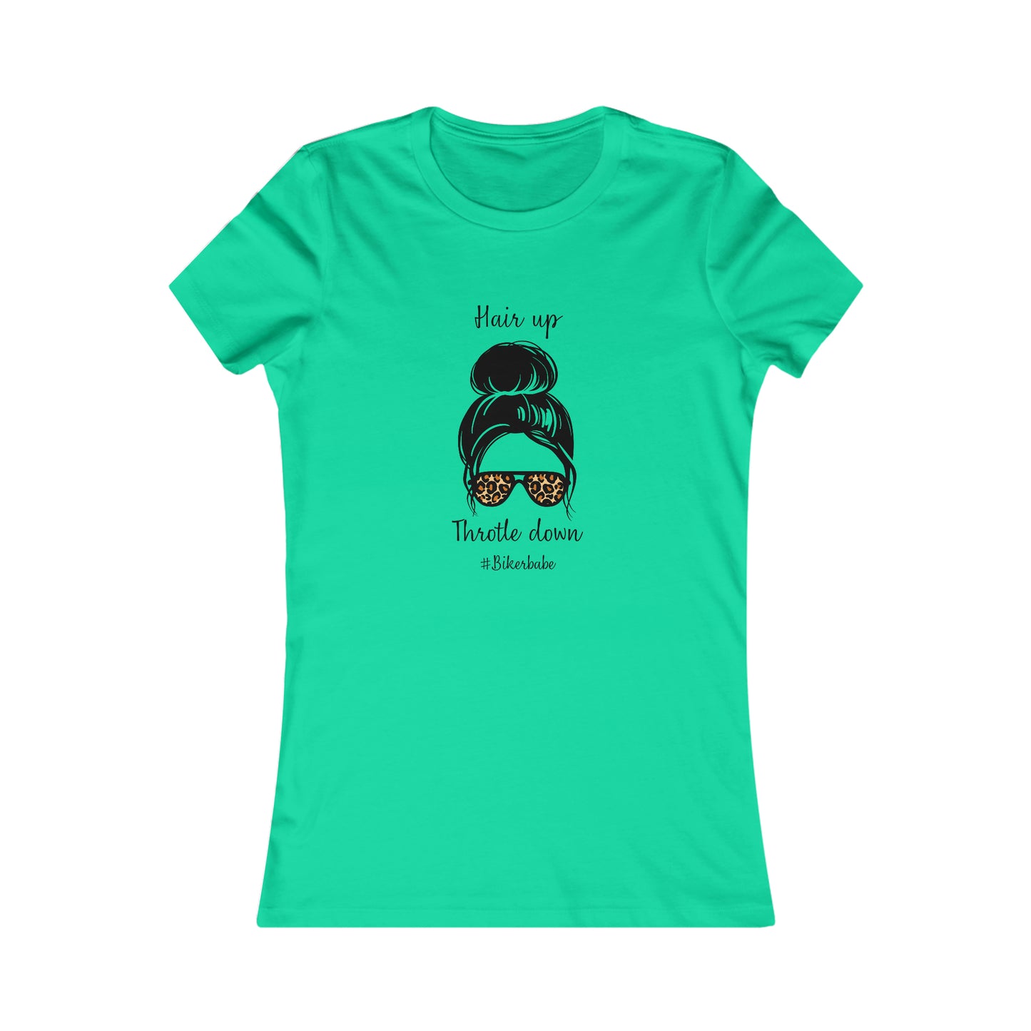 Biker Babe Leopard-Women's Softstyle Tee