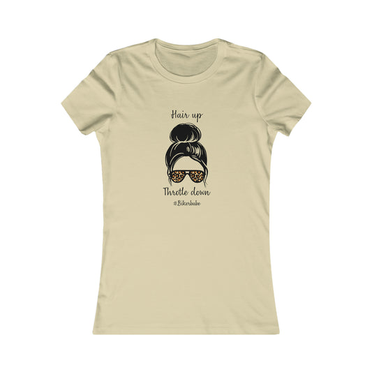 Biker Babe Leopard-Women's Softstyle Tee