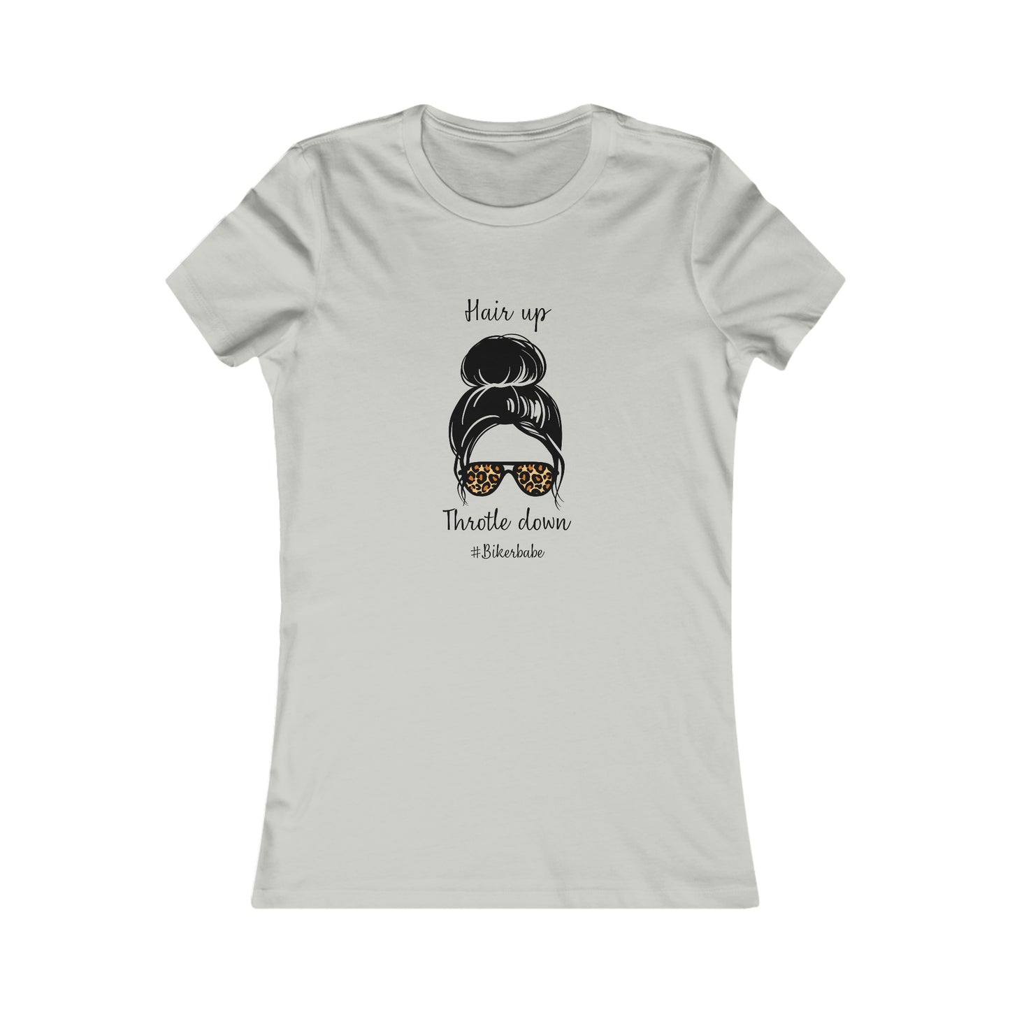 Biker Babe Leopard-Women's Softstyle Tee
