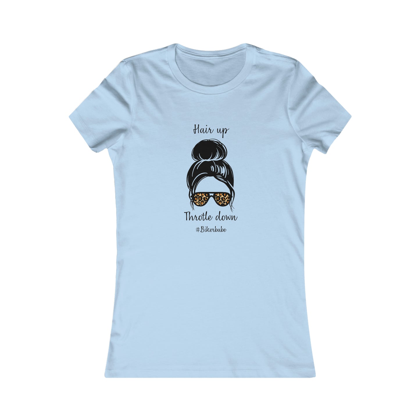 Biker Babe Leopard-Women's Softstyle Tee