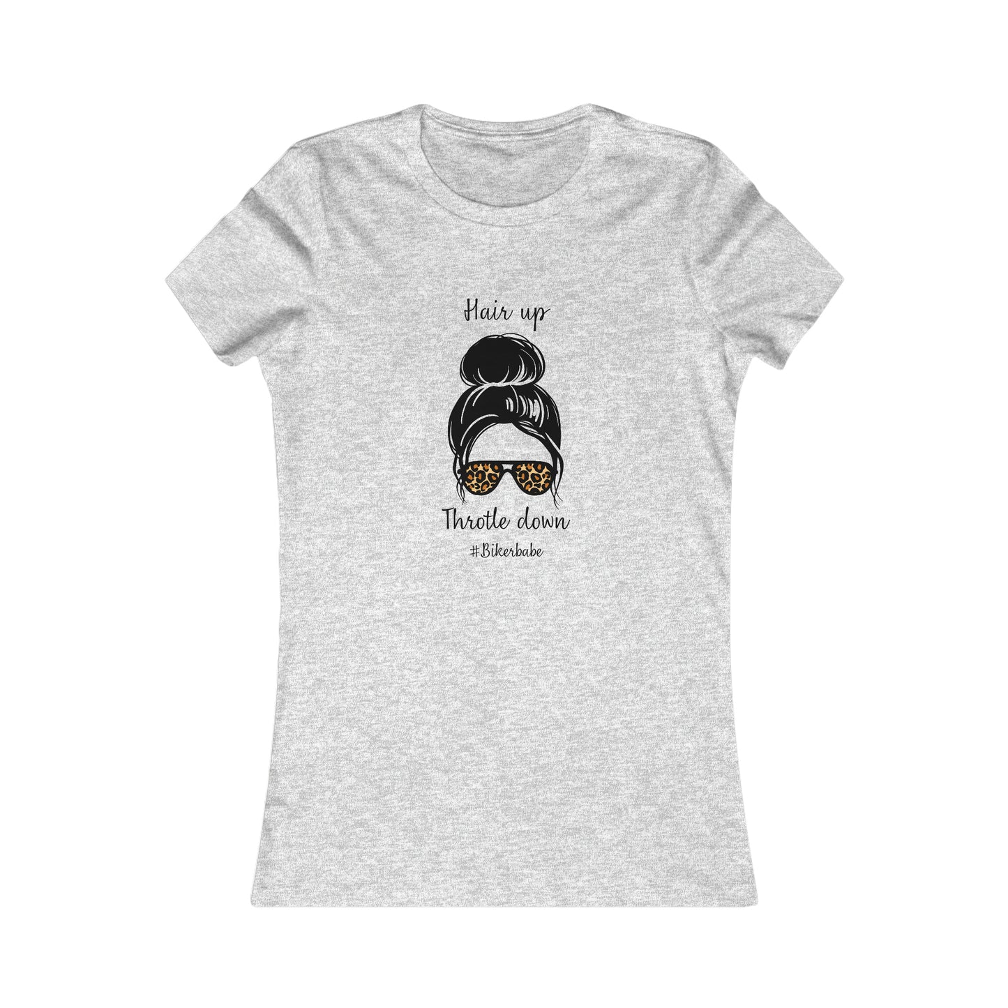 Biker Babe Leopard-Women's Softstyle Tee