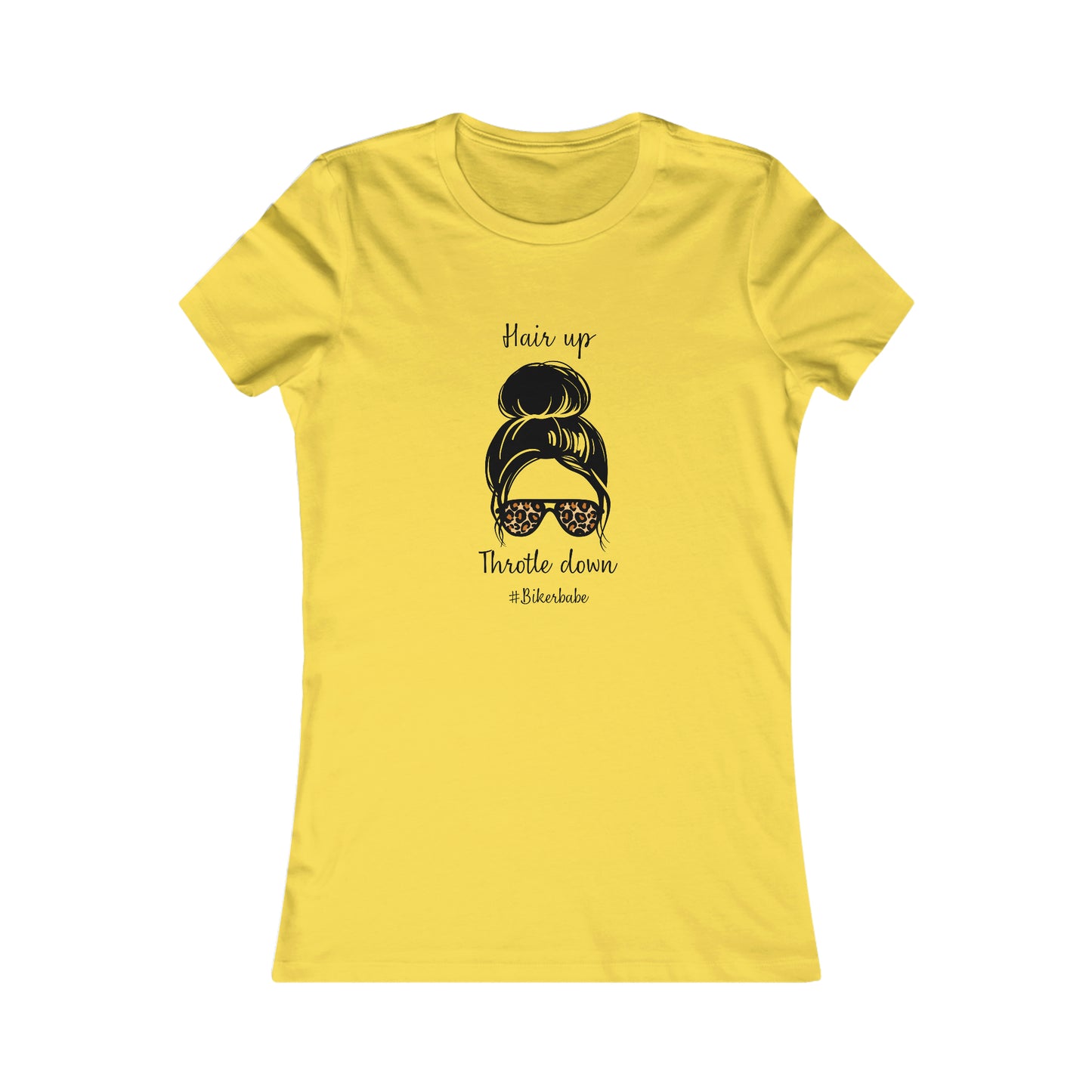 Biker Babe Leopard-Women's Softstyle Tee