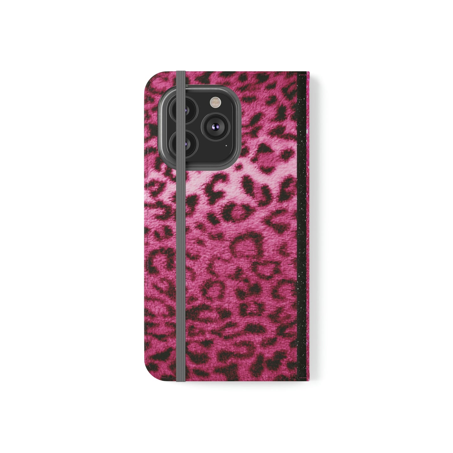 Biker Babe Pink Leopard Flip Cases