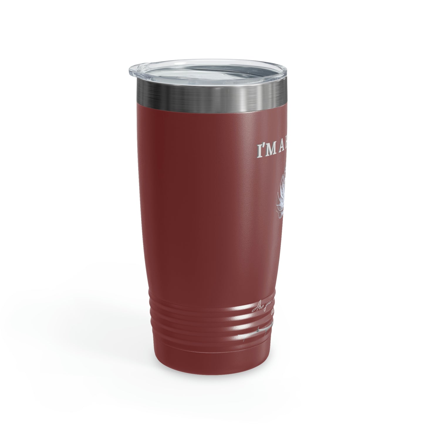 I'm A Handful-Ringneck Tumbler, 20oz