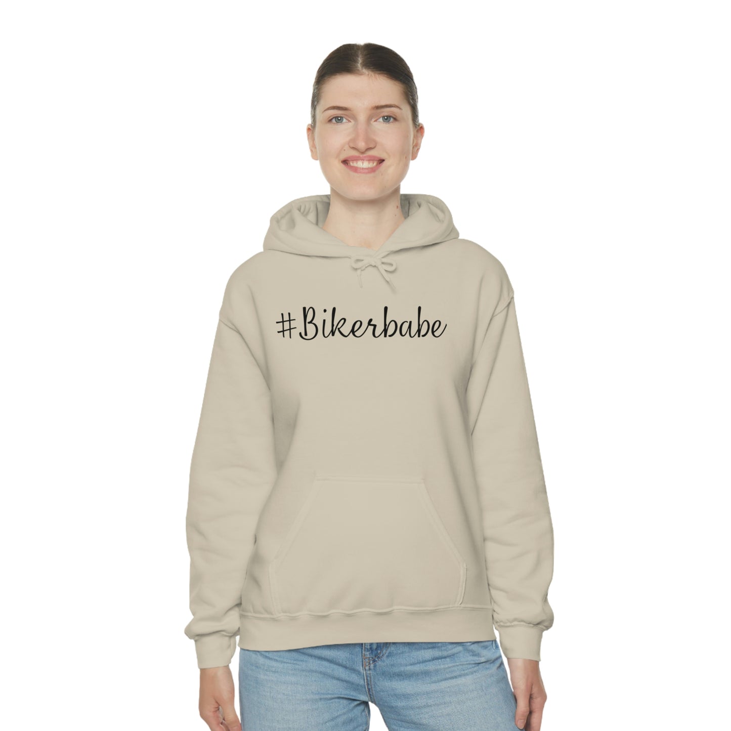 Biker Babe Leopard-Unisex Heavy Blend™ Hooded Sweatshirt