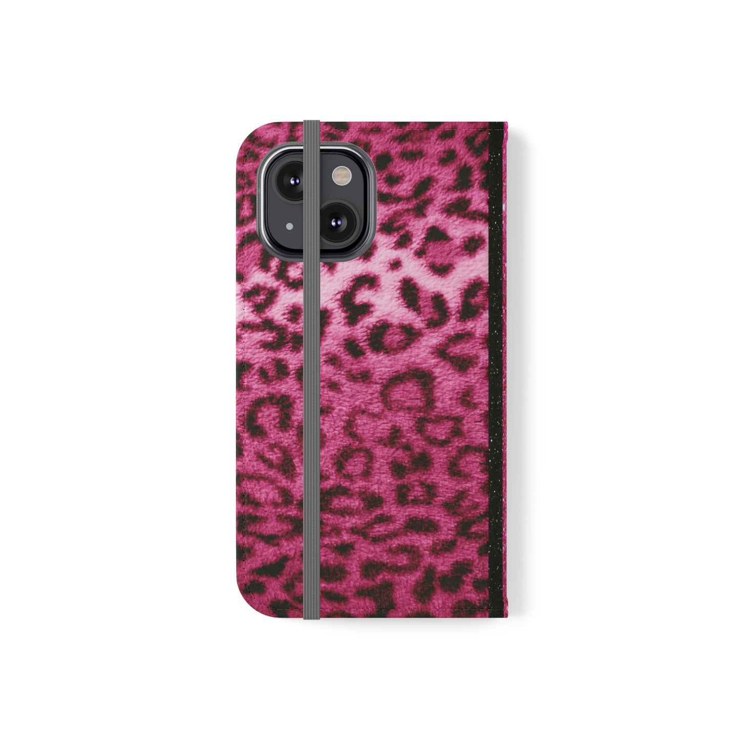 Biker Babe Pink Leopard Flip Cases