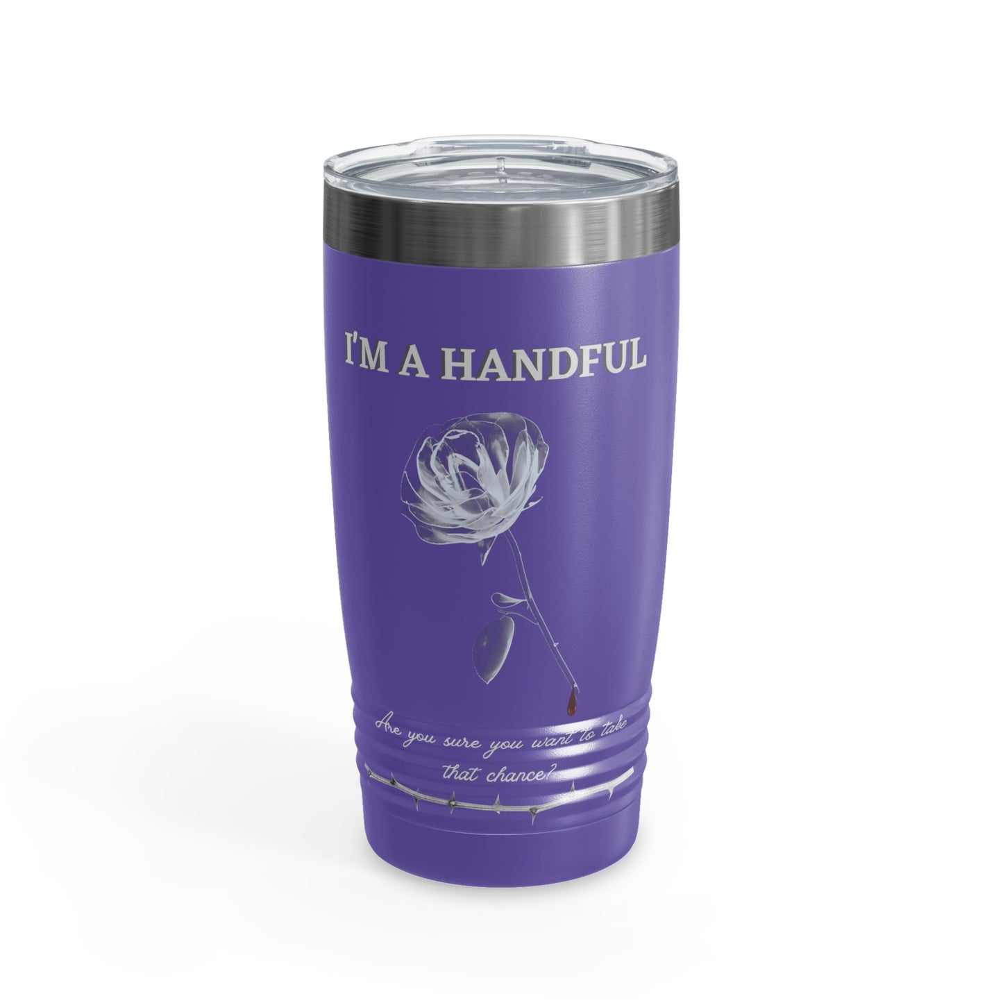 I'm A Handful-Ringneck Tumbler, 20oz