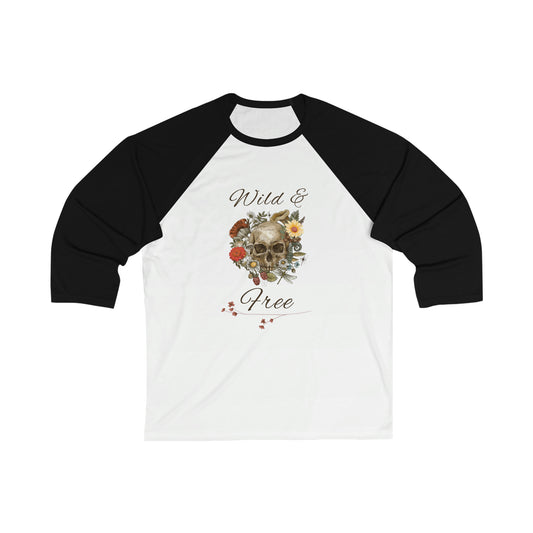 Wild & Free Unisex 3\4 Sleeve Baseball Tee