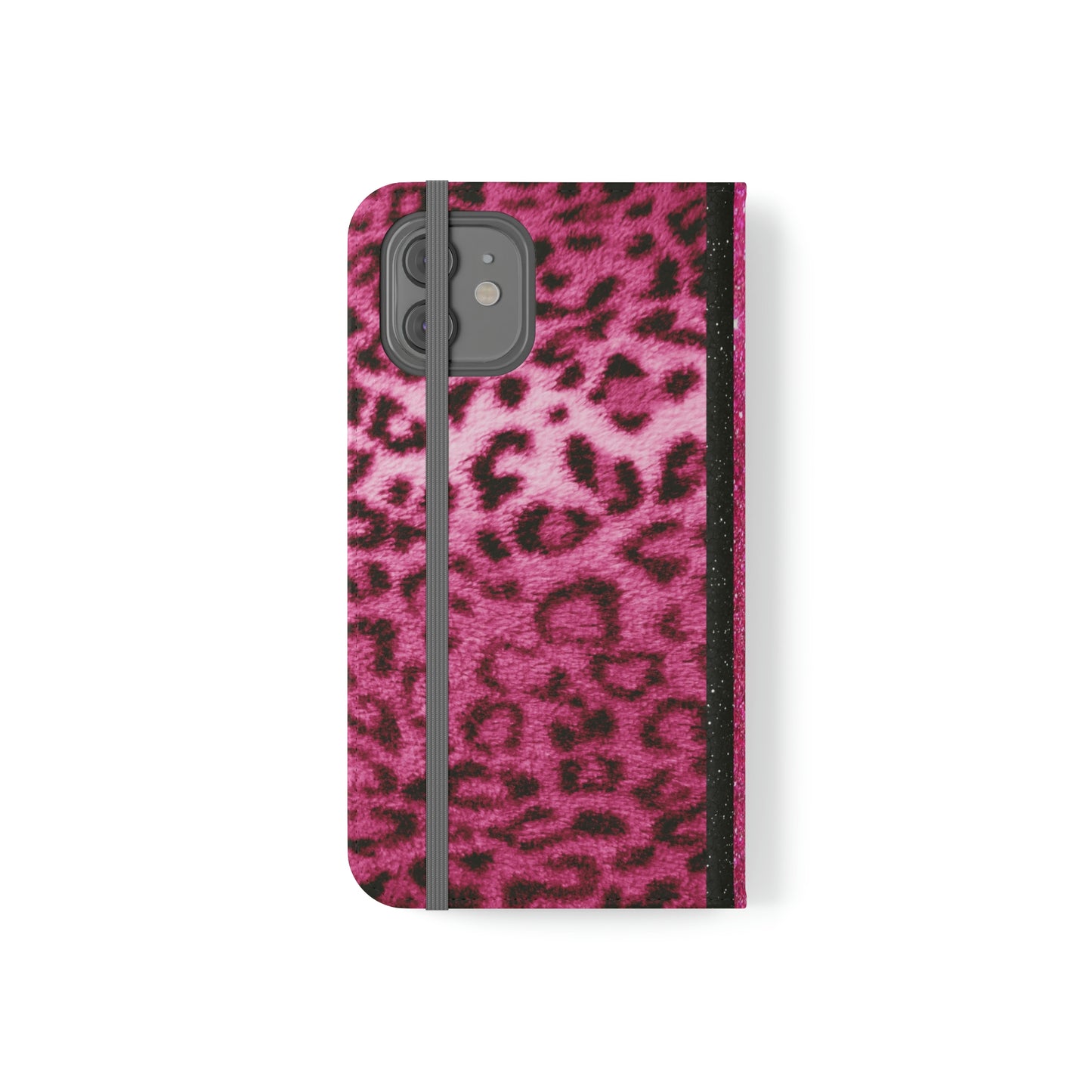 Biker Babe Pink Leopard Flip Cases