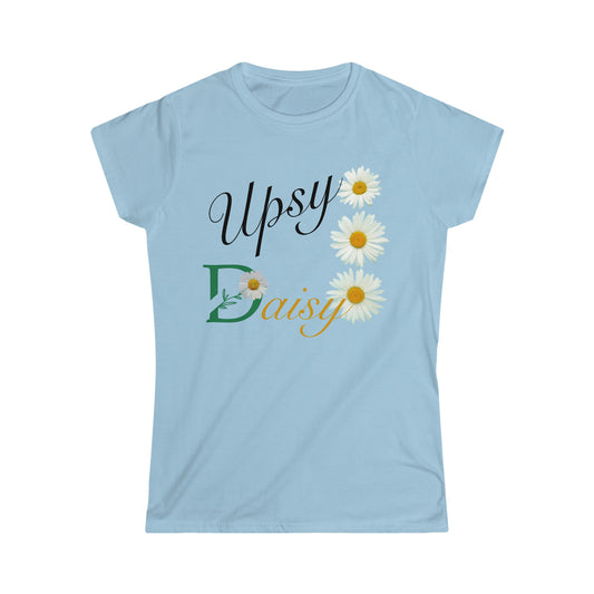 Upsy Daisy-Women's Softstyle Tee