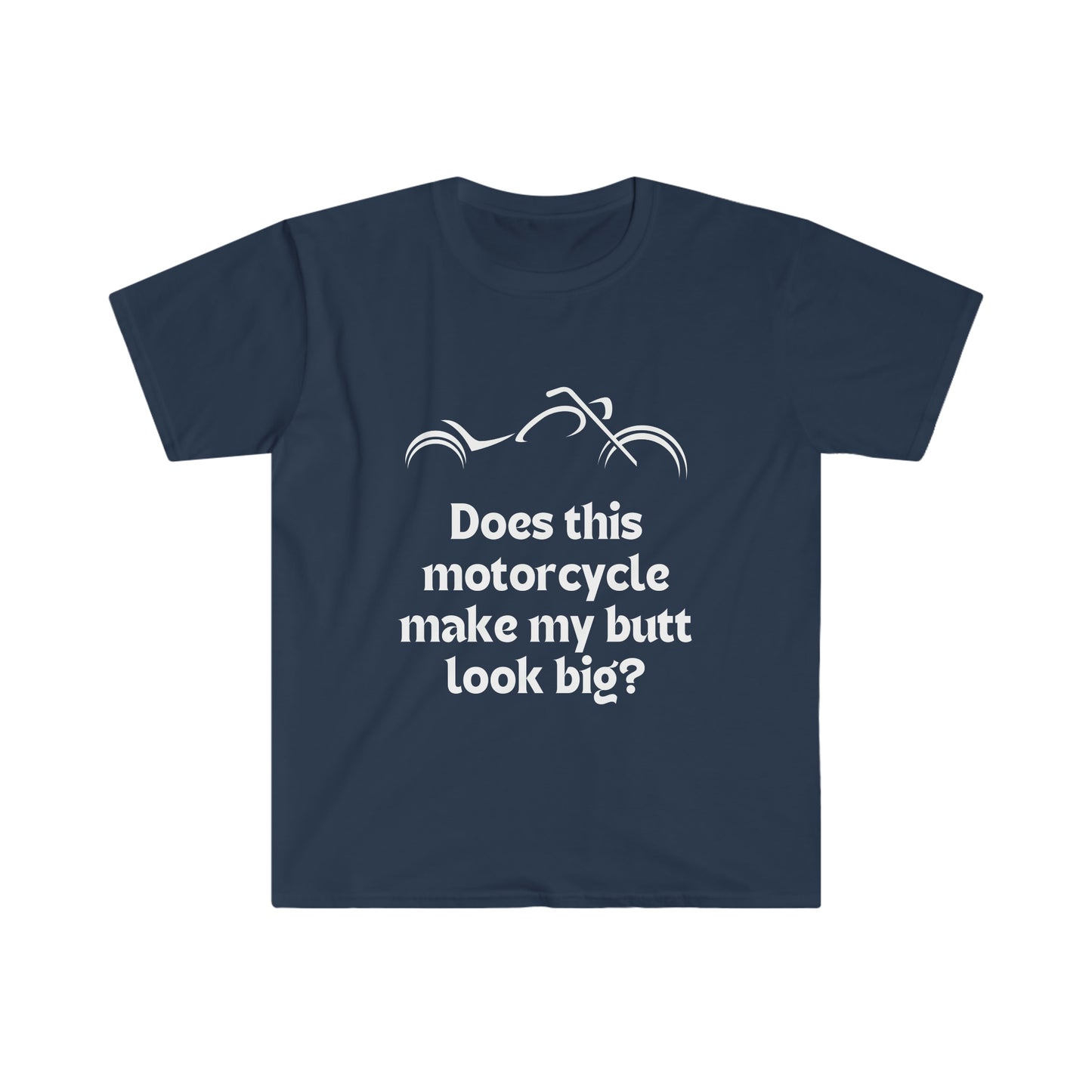 Does This Make...? (Classic Bike)Unisex Softstyle T-Shirt