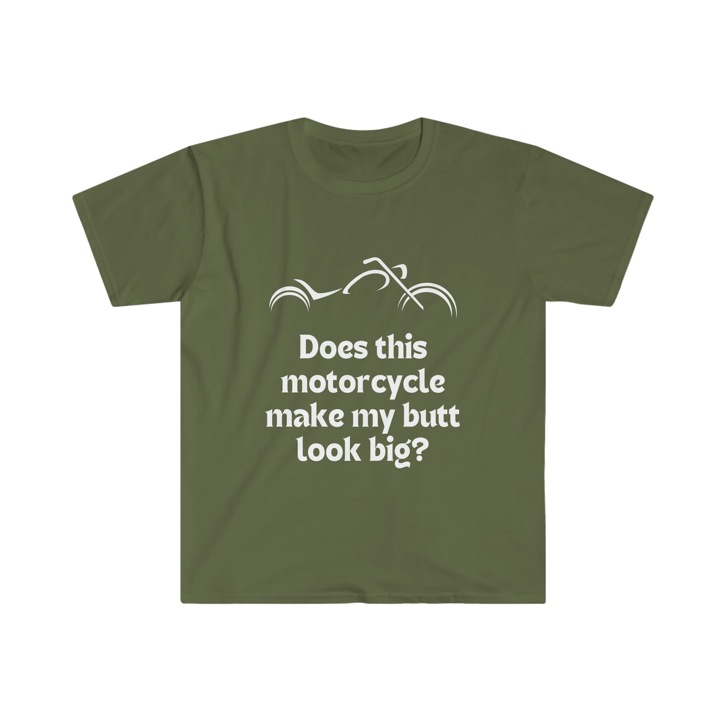 Does This Make...? (Classic Bike)Unisex Softstyle T-Shirt