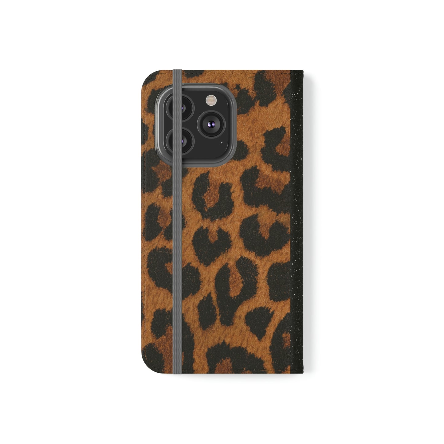 Biker Babe Leopard Flip Cases