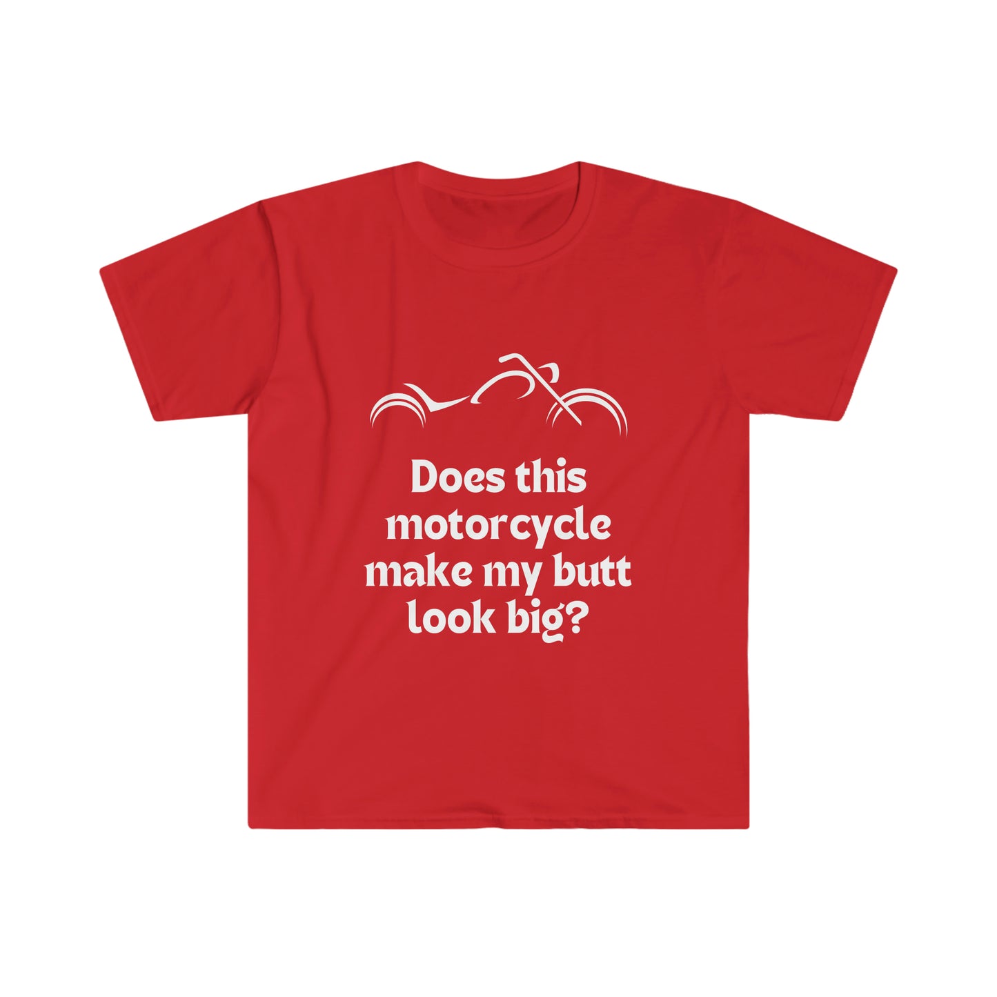 Does This Make...? (Classic Bike)Unisex Softstyle T-Shirt