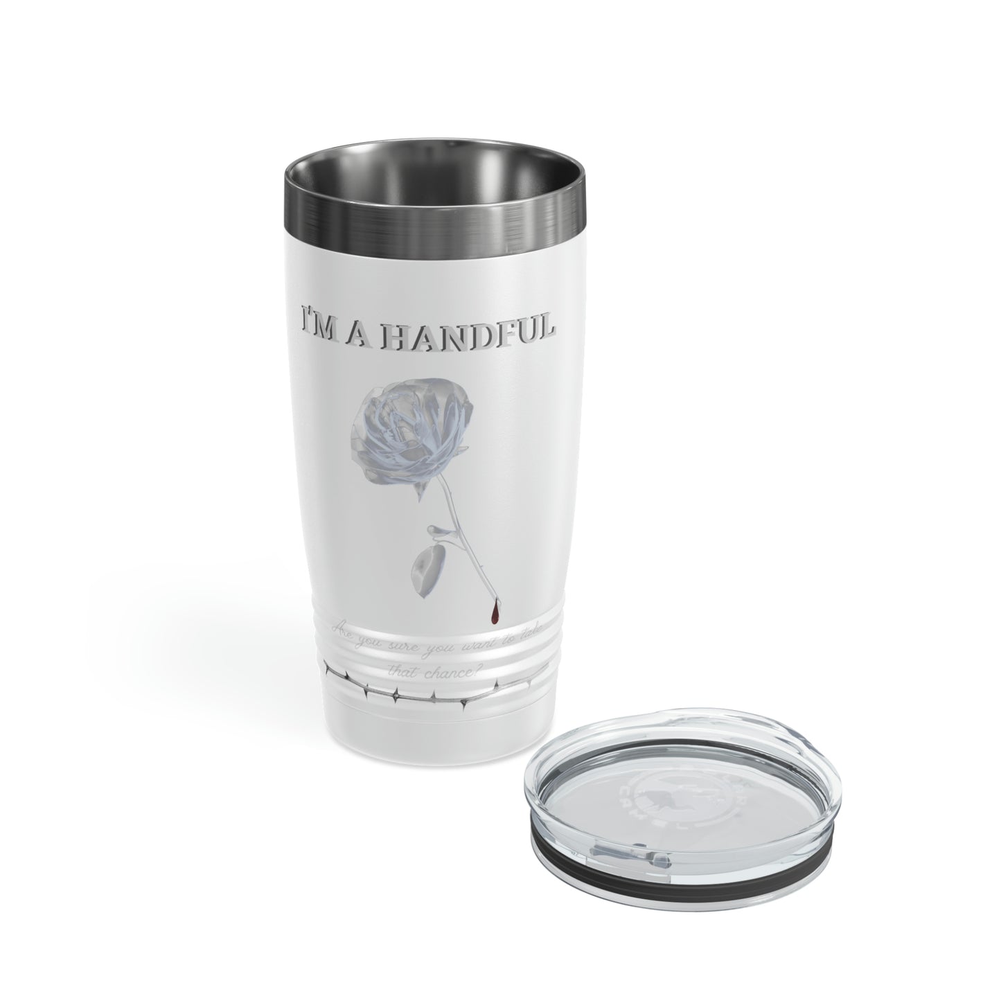 I'm A Handful-Ringneck Tumbler, 20oz