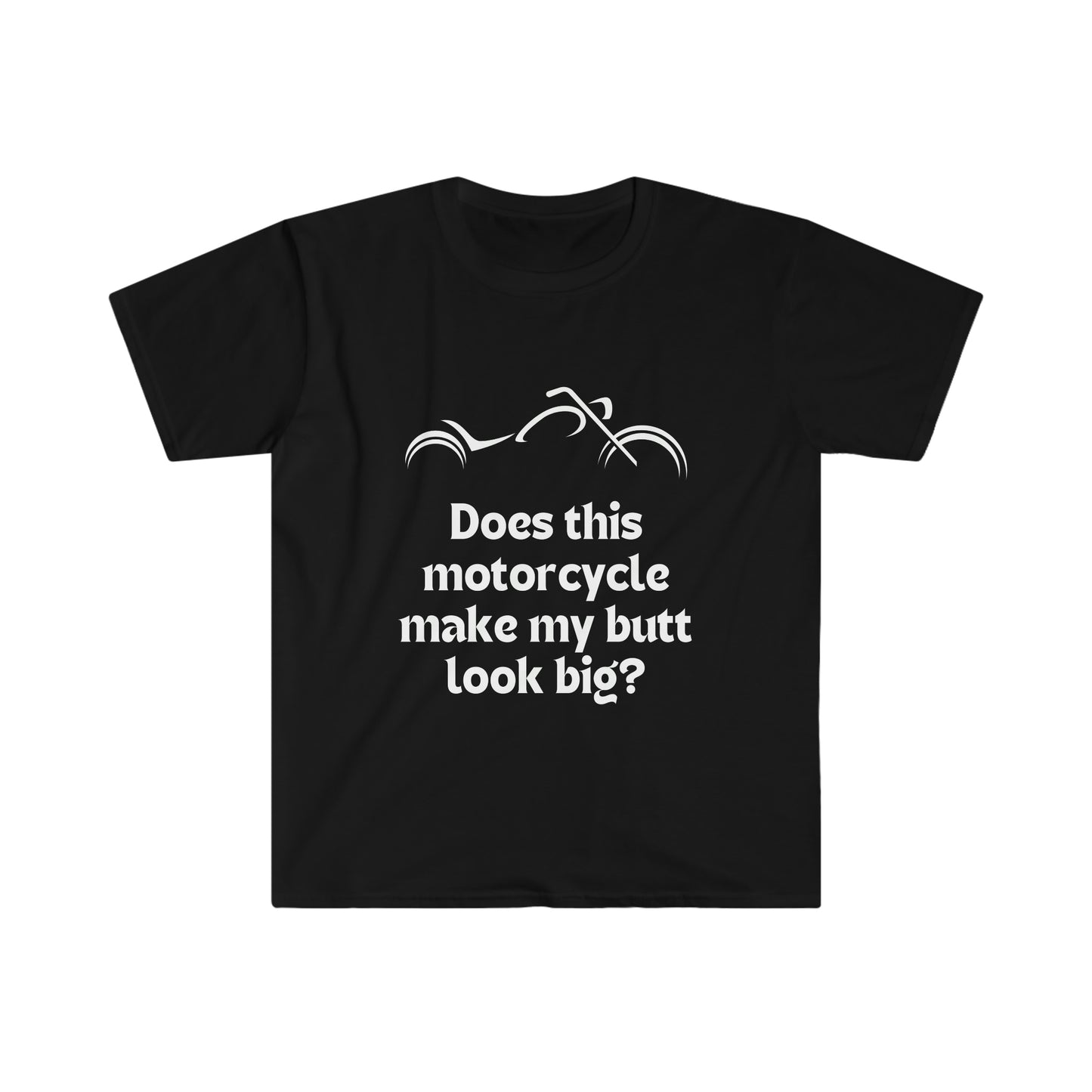 Does This Make...? (Classic Bike)Unisex Softstyle T-Shirt