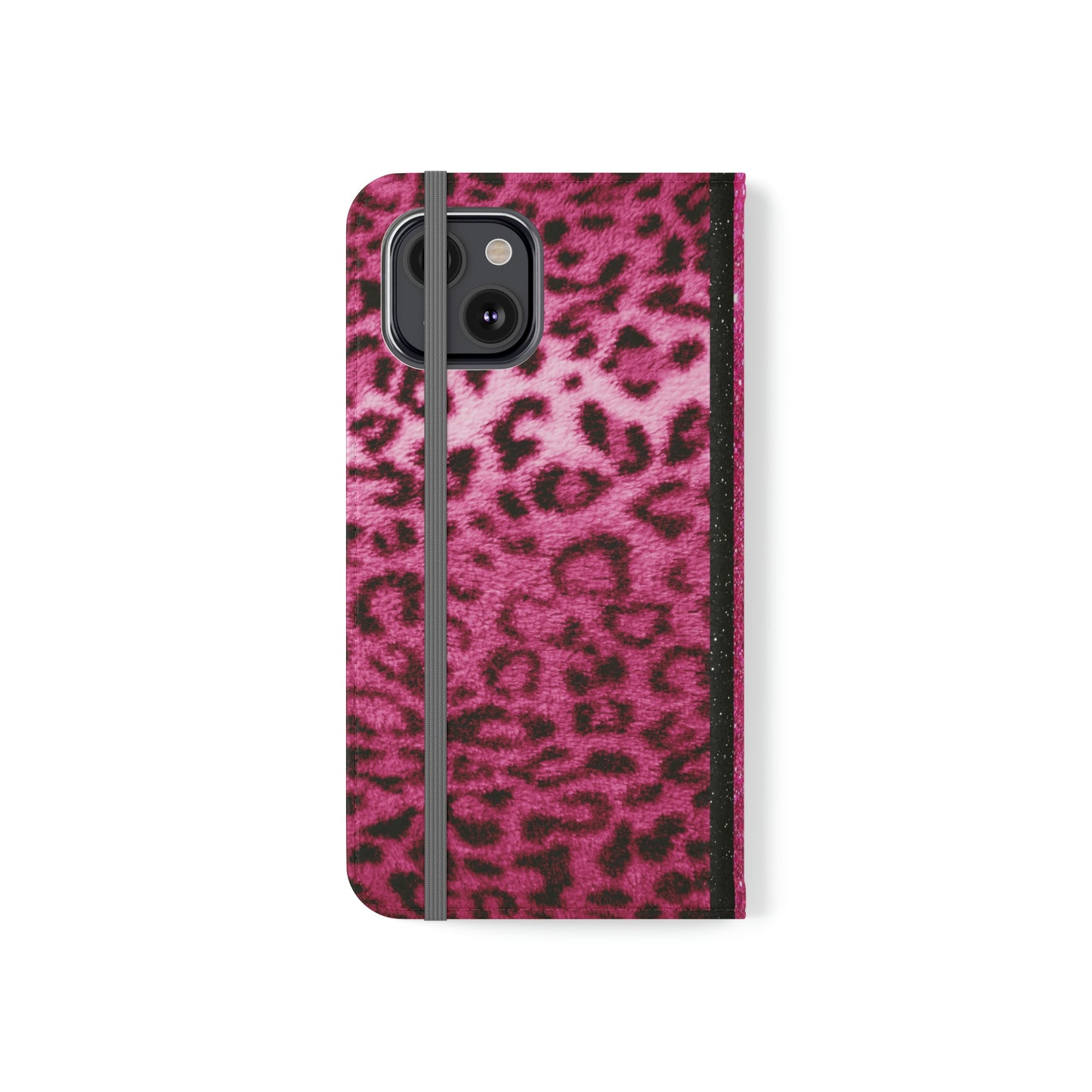 Biker Babe Pink Leopard Flip Cases
