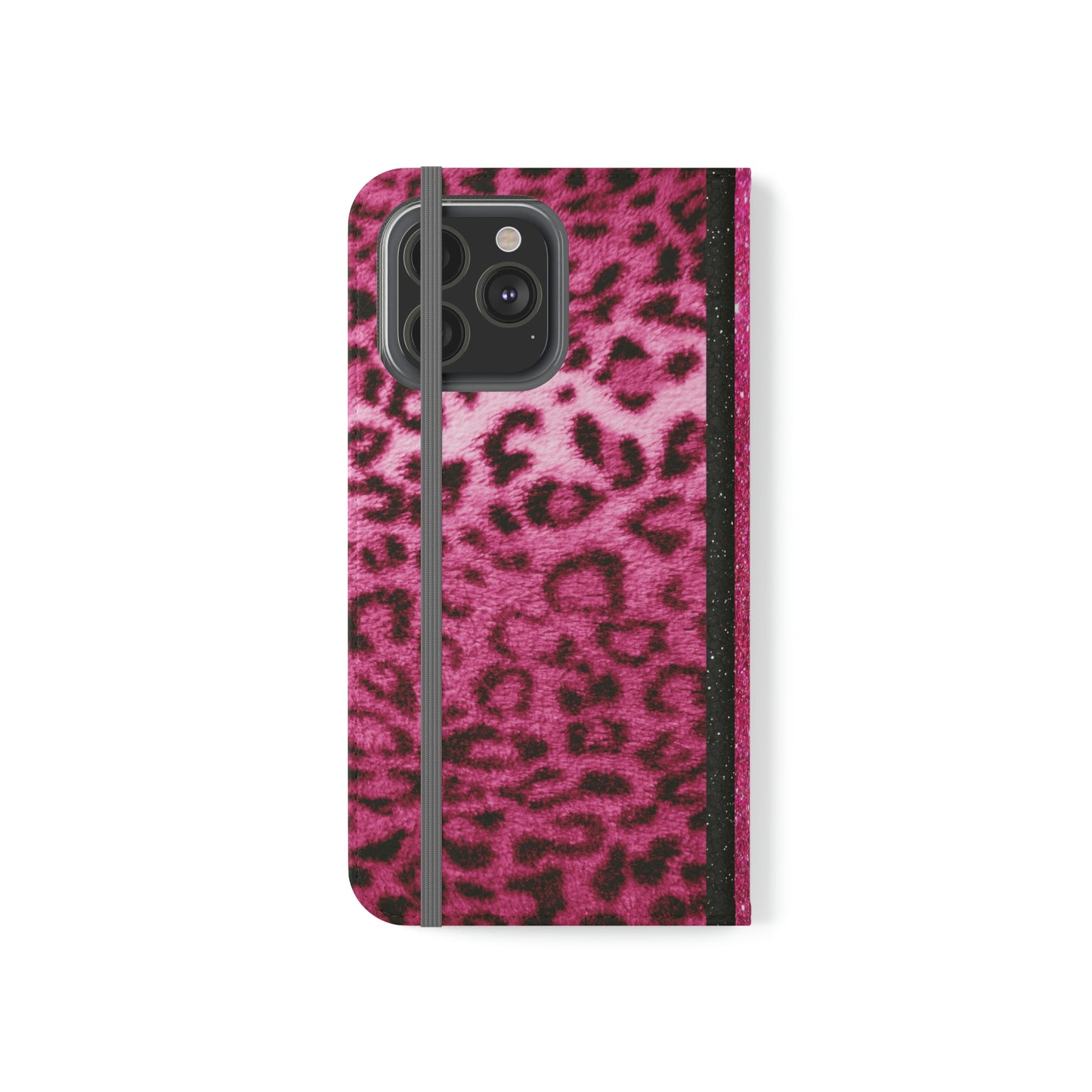 Biker Babe Pink Leopard Flip Cases
