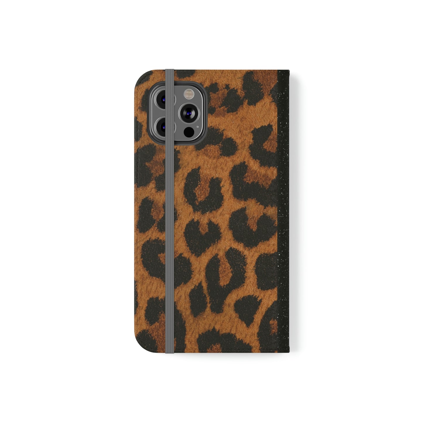 Biker Babe Leopard Flip Cases