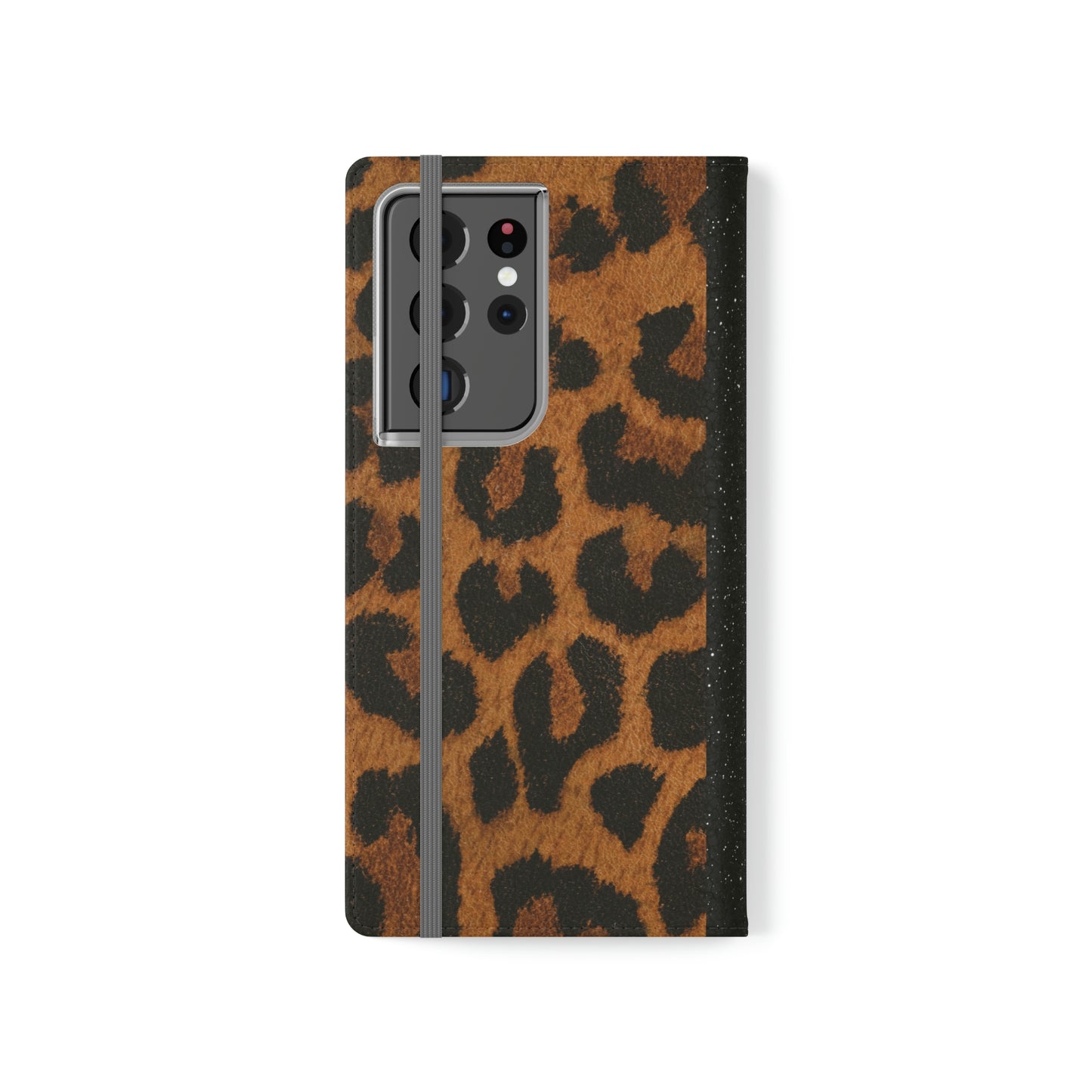 Biker Babe Leopard Flip Cases