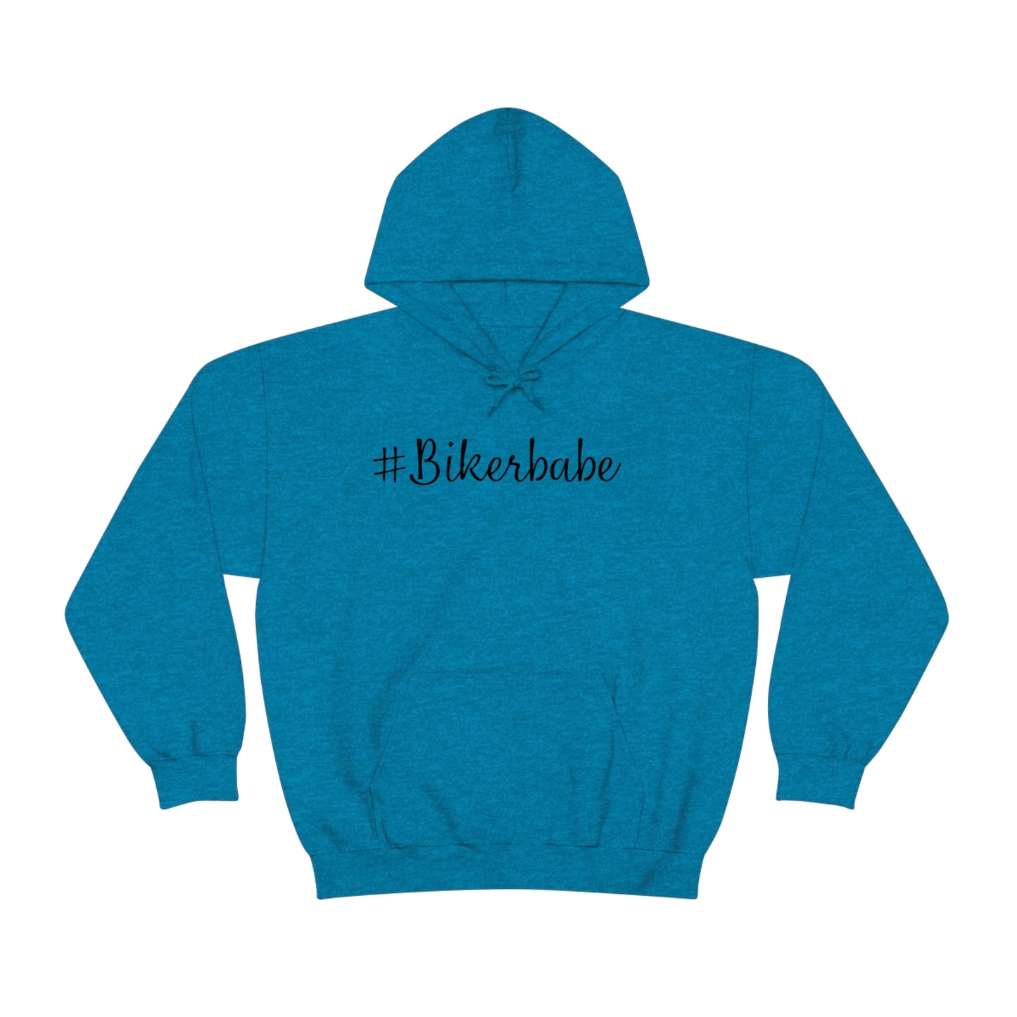 Biker Babe Leopard-Unisex Heavy Blend™ Hooded Sweatshirt
