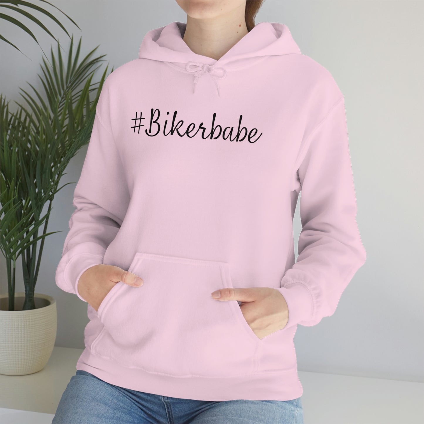 Biker Babe Leopard-Unisex Heavy Blend™ Hooded Sweatshirt