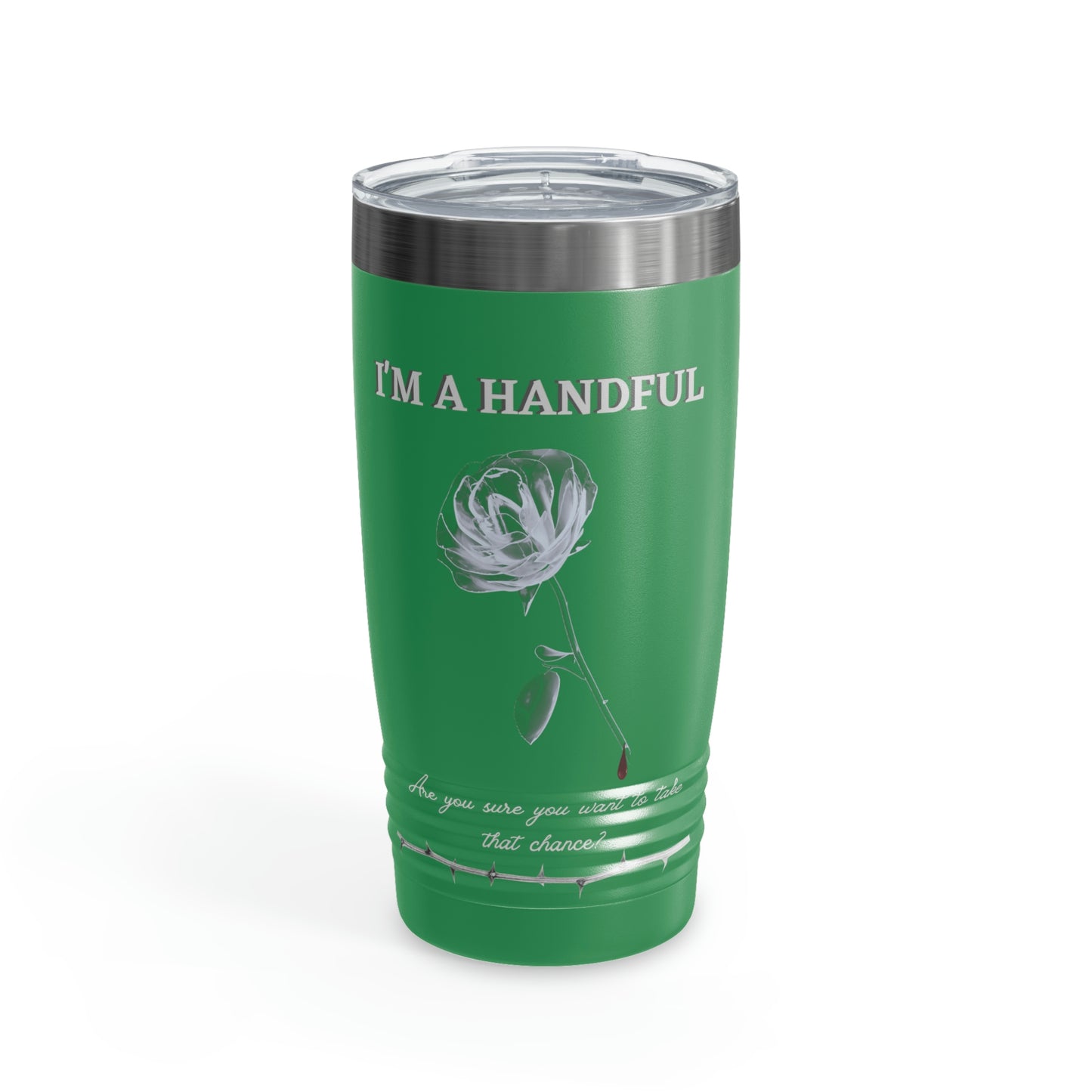 I'm A Handful-Ringneck Tumbler, 20oz