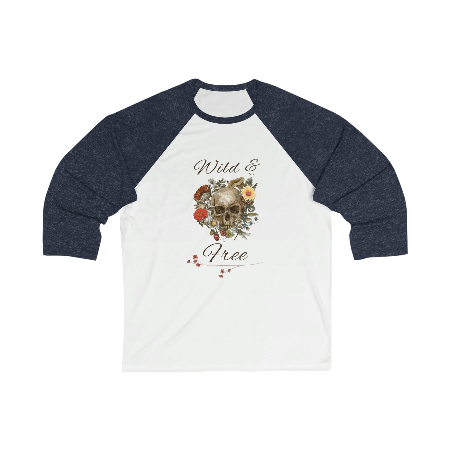 Wild & Free Unisex 3\4 Sleeve Baseball Tee