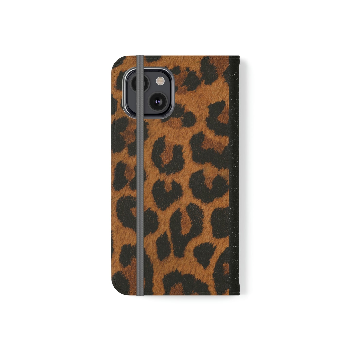 Biker Babe Leopard Flip Cases