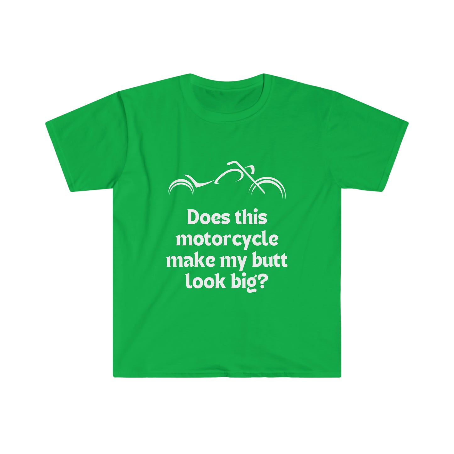 Does This Make...? (Classic Bike)Unisex Softstyle T-Shirt