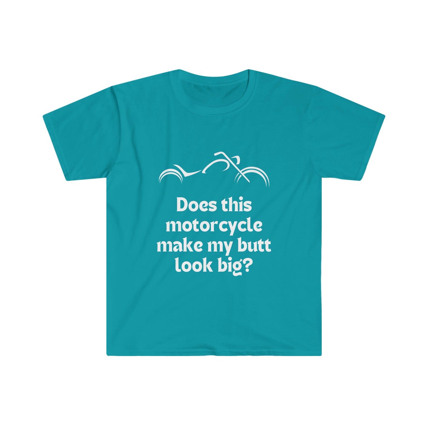 Does This Make...? (Classic Bike)Unisex Softstyle T-Shirt