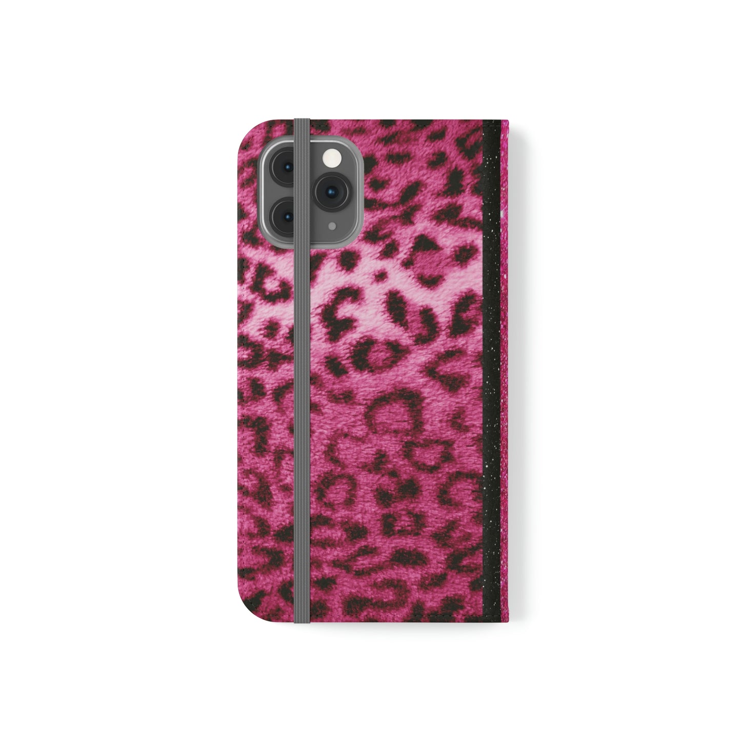 Biker Babe Pink Leopard Flip Cases