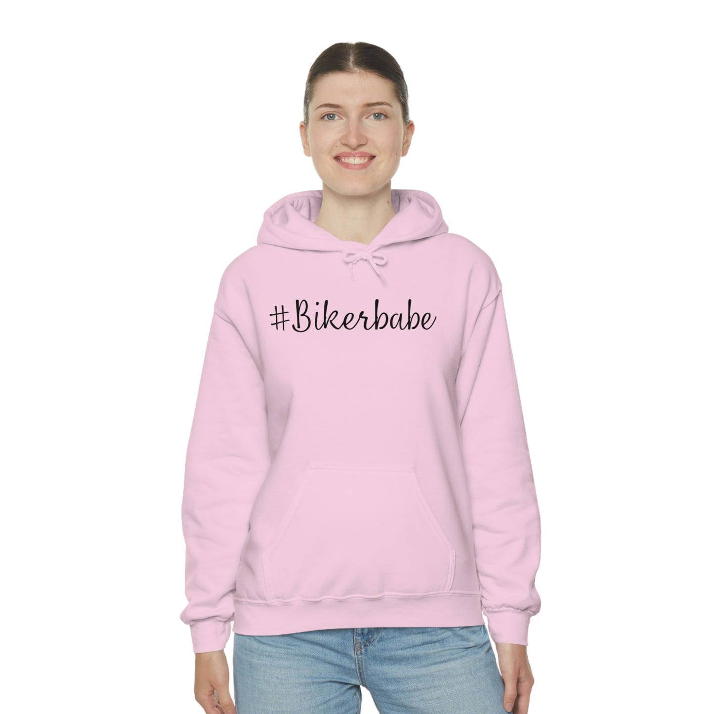 Biker Babe Leopard-Unisex Heavy Blend™ Hooded Sweatshirt