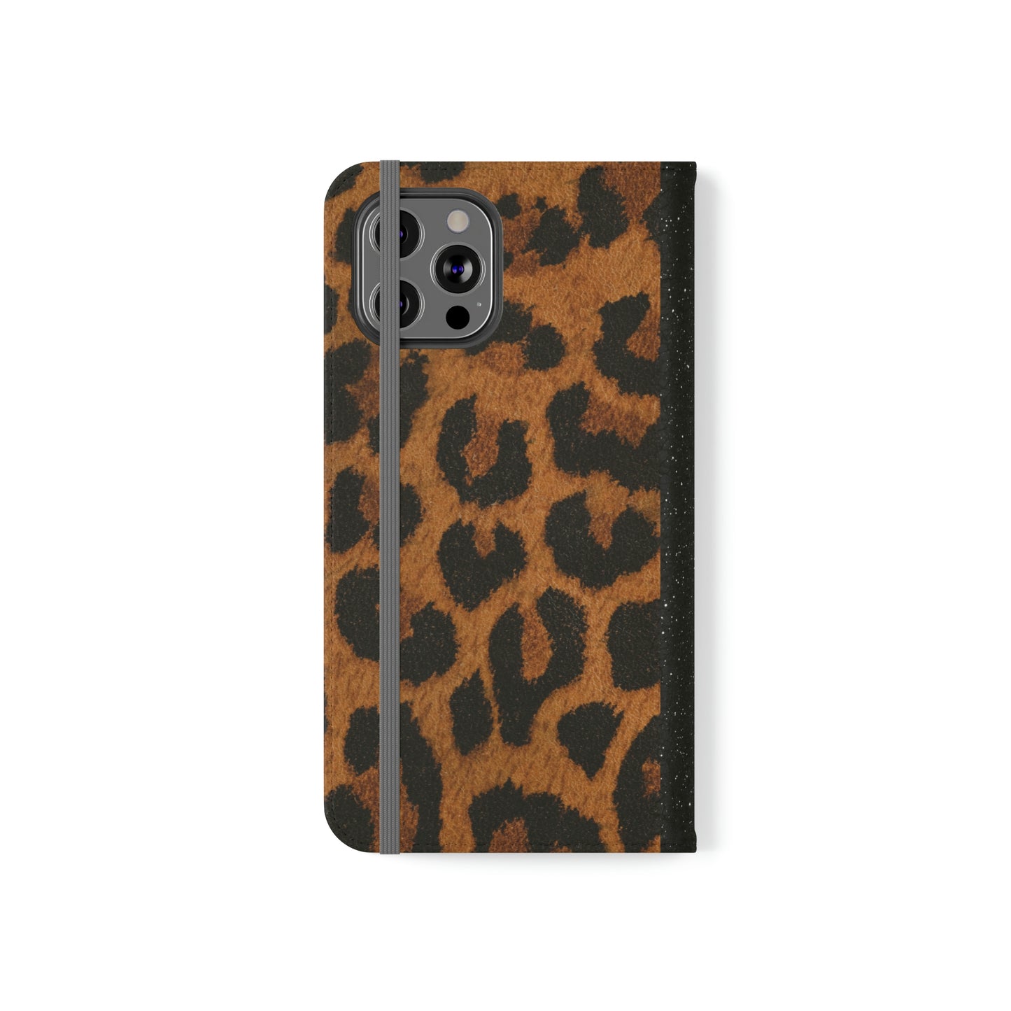 Biker Babe Leopard Flip Cases