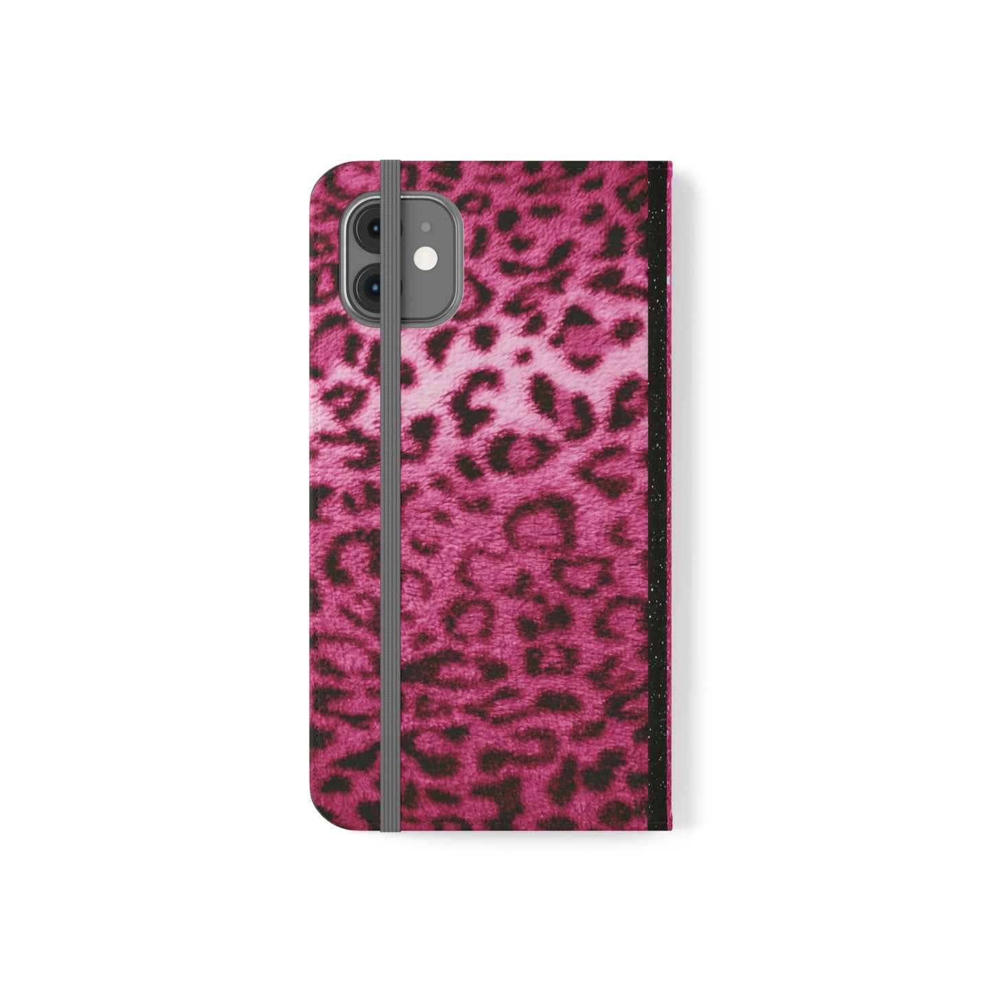 Biker Babe Pink Leopard Flip Cases