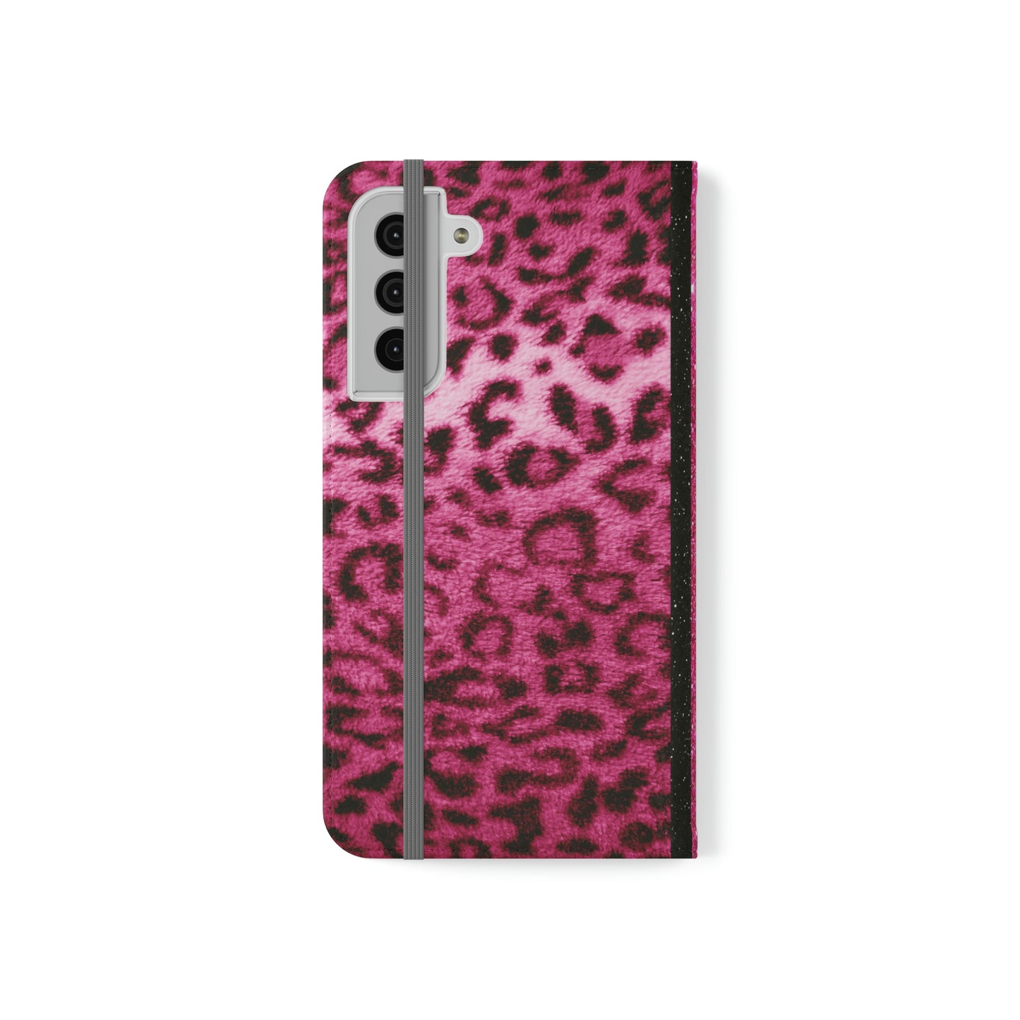 Biker Babe Pink Leopard Flip Cases