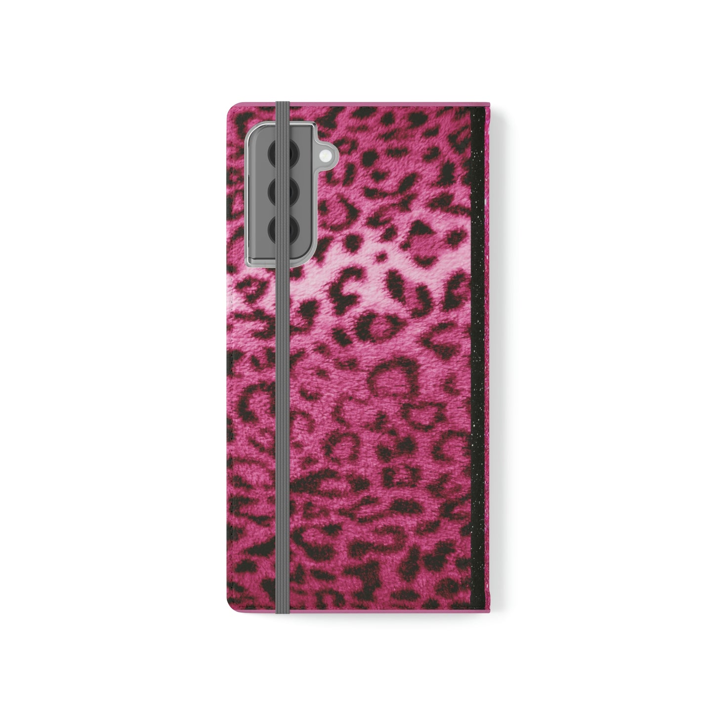 Biker Babe Pink Leopard Flip Cases