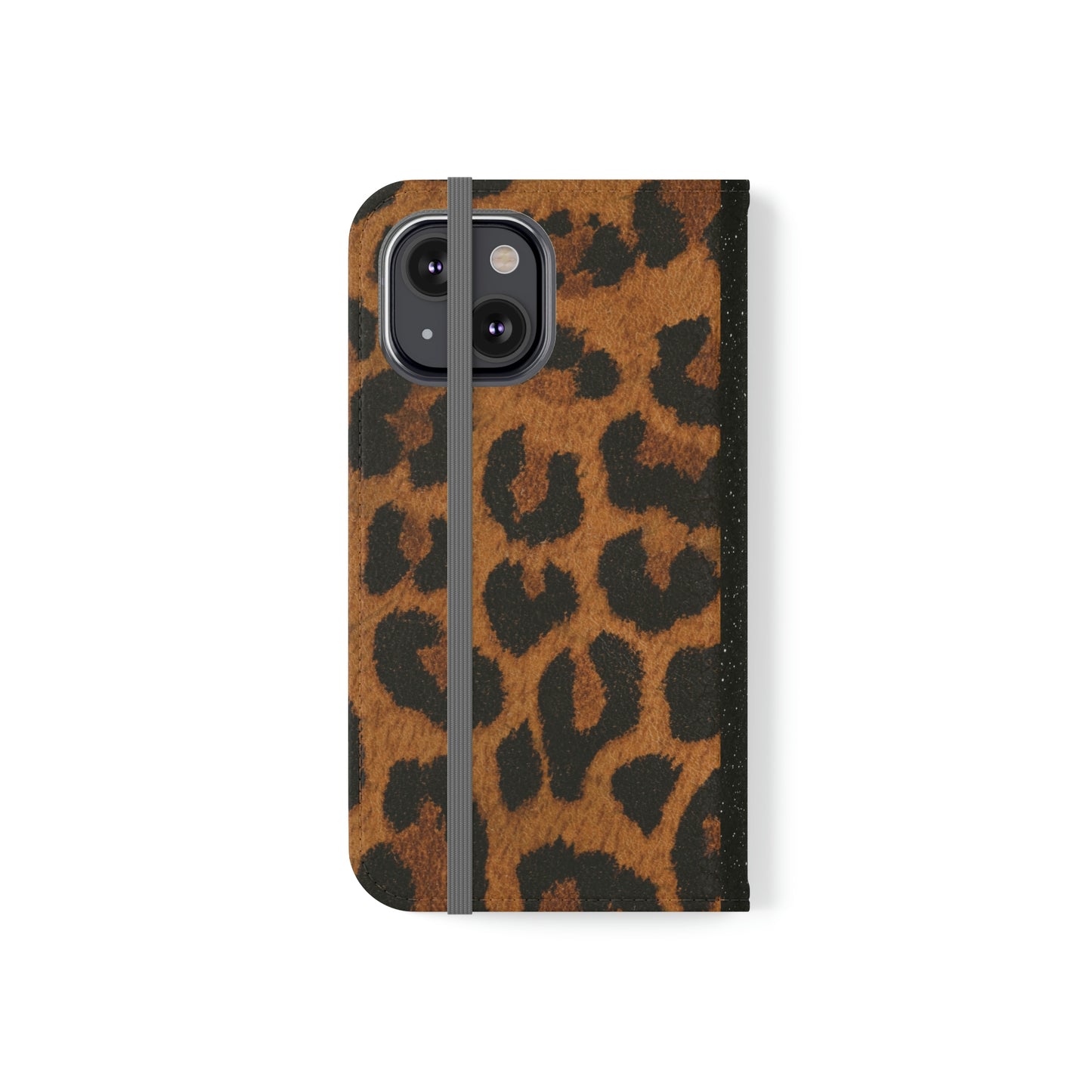Biker Babe Leopard Flip Cases