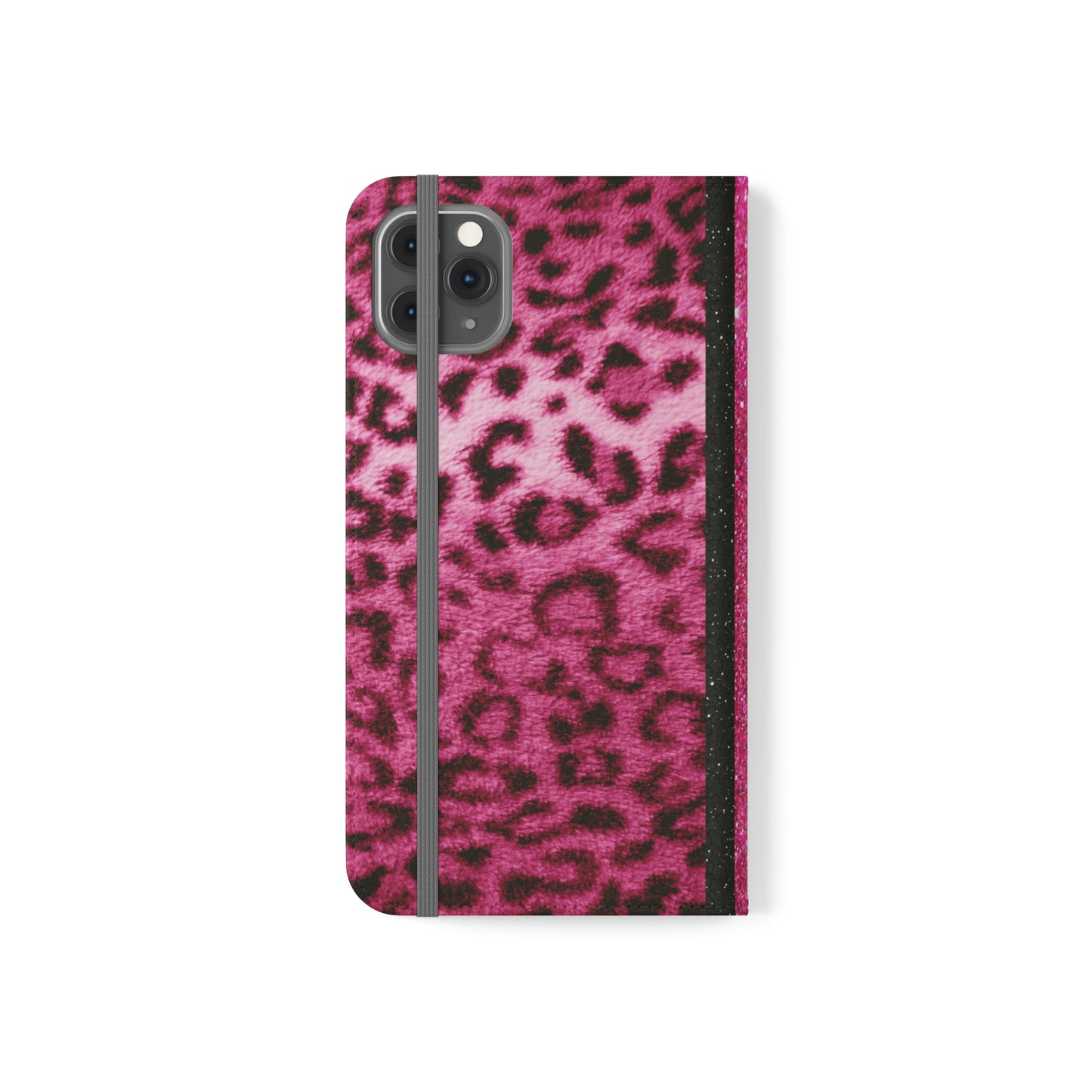 Biker Babe Pink Leopard Flip Cases