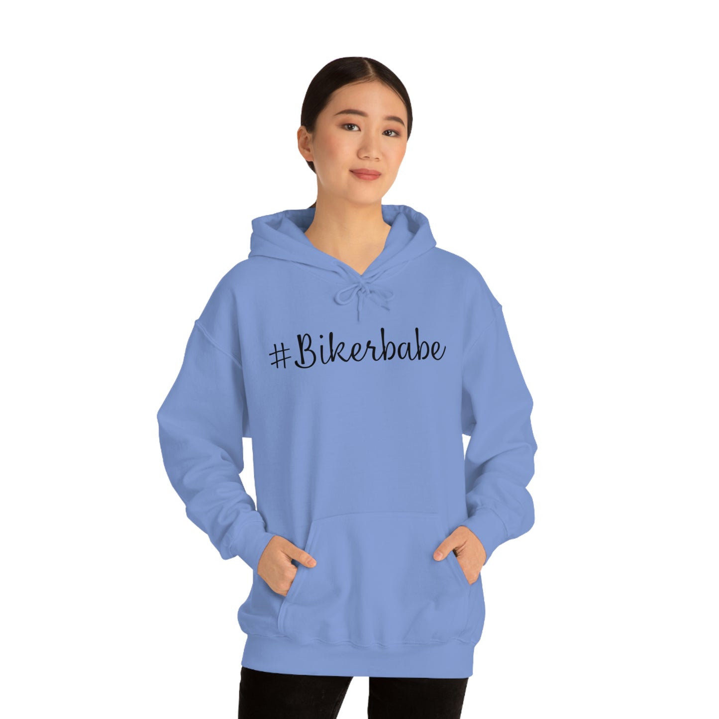 Biker Babe Leopard-Unisex Heavy Blend™ Hooded Sweatshirt