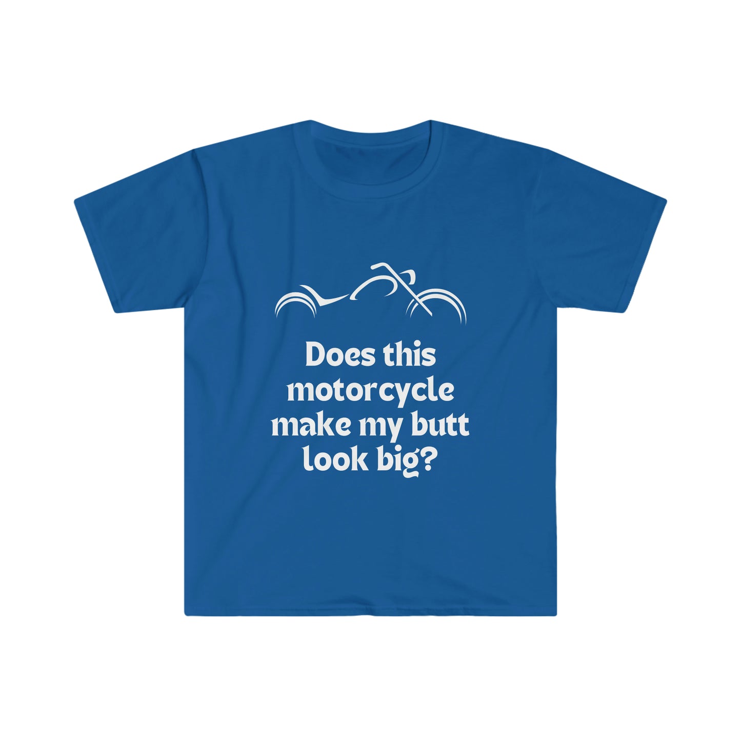 Does This Make...? (Classic Bike)Unisex Softstyle T-Shirt