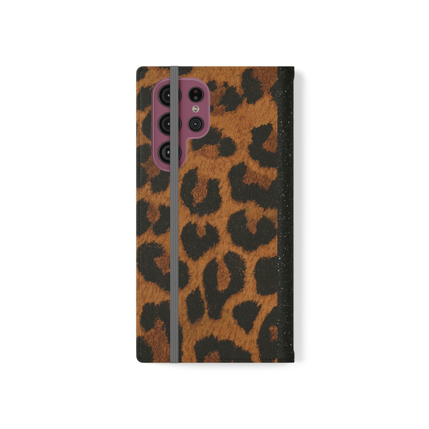 Biker Babe Leopard Flip Cases